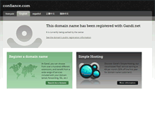 Tablet Screenshot of confiance.com